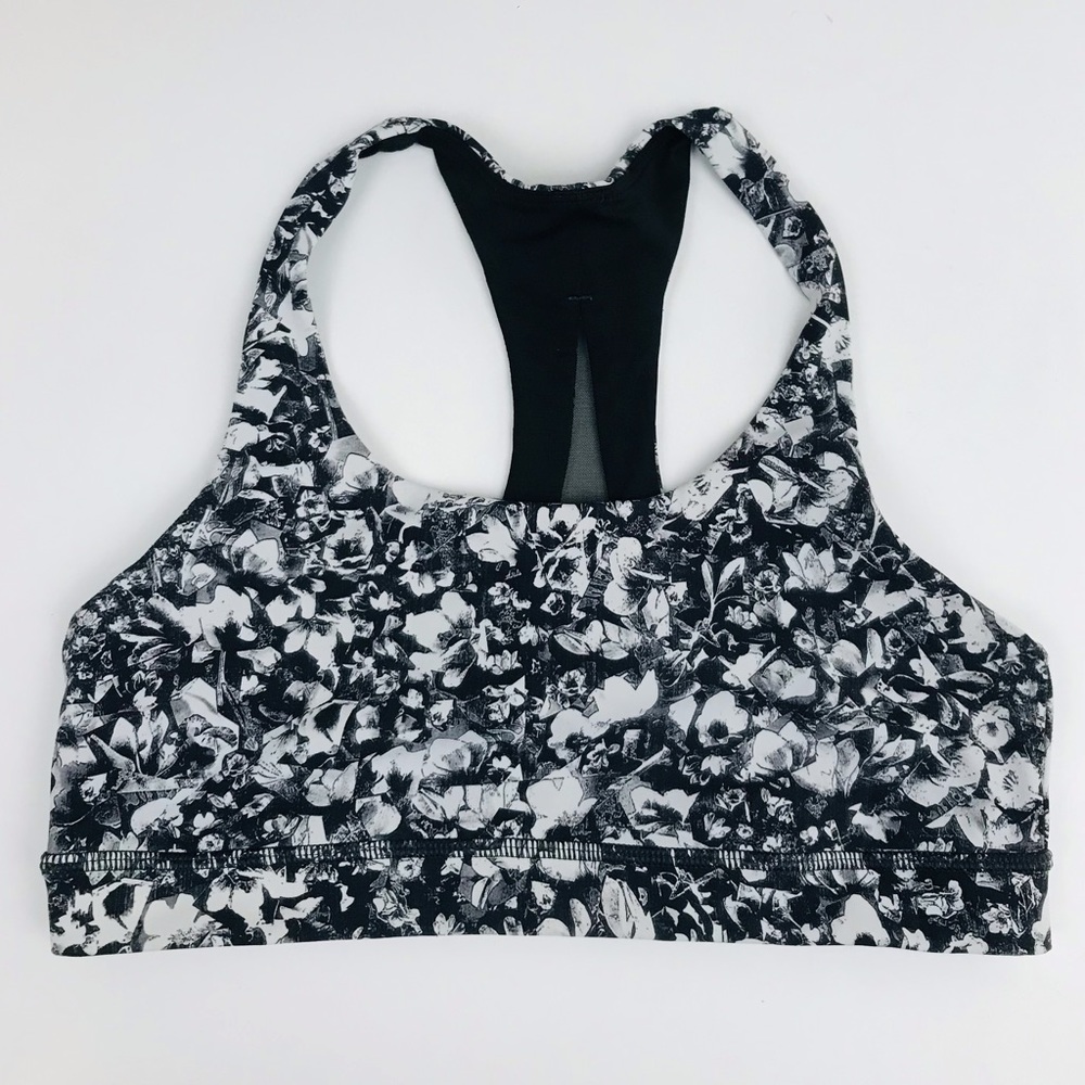Lululemon Invigorate Floral Mesh Bra